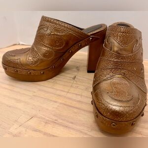 Via Spiga Bronze Women's Mules